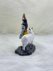 Mahadev with Nandi – Handcrafted Resin Art Idol