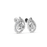 Teardrop Swirl 925 Silver Earrings