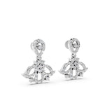Royal Bloom 925 Silver Earrings