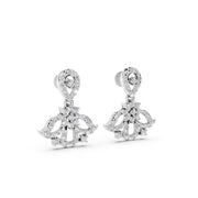 Royal Bloom 925 Silver Earrings
