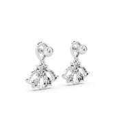 Royal Bloom 925 Silver Earrings