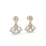 Royal Bloom 925 Silver Earrings