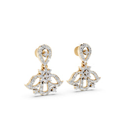 Royal Bloom 925 Silver Earrings