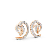 Aarvi Sparkle Swirl 925 Silver Earrings