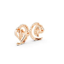 Aarvi Sparkle Swirl 925 Silver Earrings