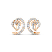 Aarvi Sparkle Swirl 925 Silver Earrings