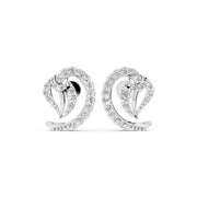 Aarvi Sparkle Swirl 925 Silver Earrings