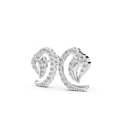 Aarvi Sparkle Swirl 925 Silver Earrings
