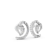 Aarvi Sparkle Swirl 925 Silver Earrings