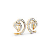 Aarvi Sparkle Swirl 925 Silver Earrings