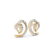Aarvi Sparkle Swirl 925 Silver Earrings