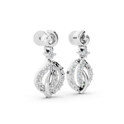 Aarvi Twirl Shine 925 Silver Earrings