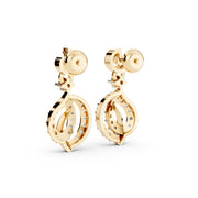 Aarvi Twirl Shine 925 Silver Earrings