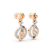 Aarvi Twirl Shine 925 Silver Earrings