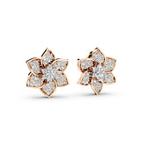 Elara Blossom Sparkle 925 Silver Earrings