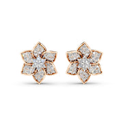Elara Blossom Sparkle 925 Silver Earrings