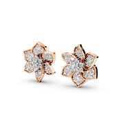 Elara Blossom Sparkle 925 Silver Earrings