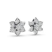 Elara Blossom Sparkle 925 Silver Earrings