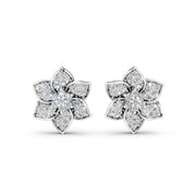 Elara Blossom Sparkle 925 Silver Earrings