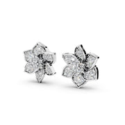 Elara Blossom Sparkle 925 Silver Earrings