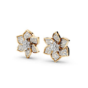 Elara Blossom Sparkle 925 Silver Earrings