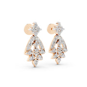 Regal Bloom 925 Silver Earrings