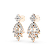 Regal Bloom 925 Silver Earrings