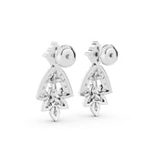 Regal Bloom 925 Silver Earrings