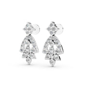 Regal Bloom 925 Silver Earrings