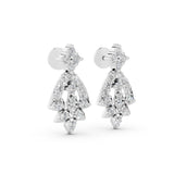 Regal Bloom 925 Silver Earrings