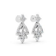 Regal Bloom 925 Silver Earrings