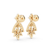 Regal Bloom 925 Silver Earrings