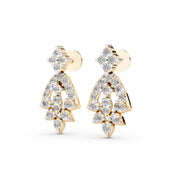 Regal Bloom 925 Silver Earrings