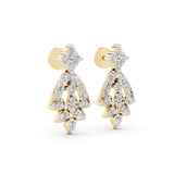 Regal Bloom 925 Silver Earrings