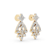Regal Bloom 925 Silver Earrings