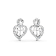 Regal Heartshine 925 Silver Earrings