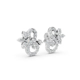 Twirl Bloom 925 Silver Earrings