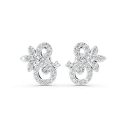Twirl Bloom 925 Silver Earrings