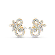 Twirl Bloom 925 Silver Earrings
