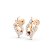 Sparkle Flame 925 Silver Earrings