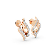 Sparkle Flame 925 Silver Earrings