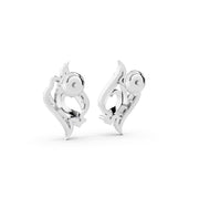 Sparkle Flame 925 Silver Earrings