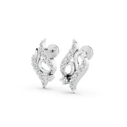 Sparkle Flame 925 Silver Earrings