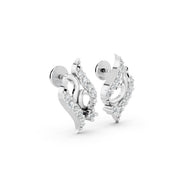 Sparkle Flame 925 Silver Earrings
