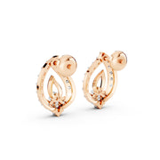 Teardrop Glow 925 Silver Earrings