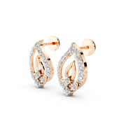 Teardrop Glow 925 Silver Earrings