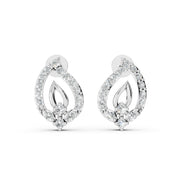 Teardrop Glow 925 Silver Earrings
