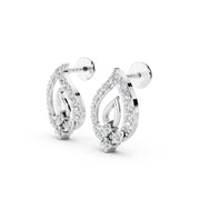 Teardrop Glow 925 Silver Earrings