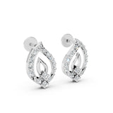 Teardrop Glow 925 Silver Earrings