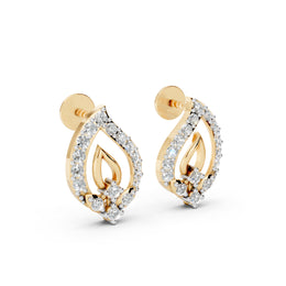 Teardrop Glow 925 Silver Earrings